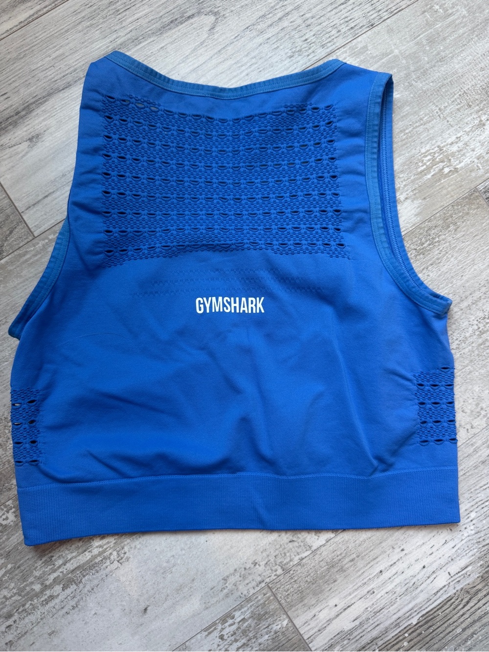 Gymshark Royal Blue Seamless Crop Top